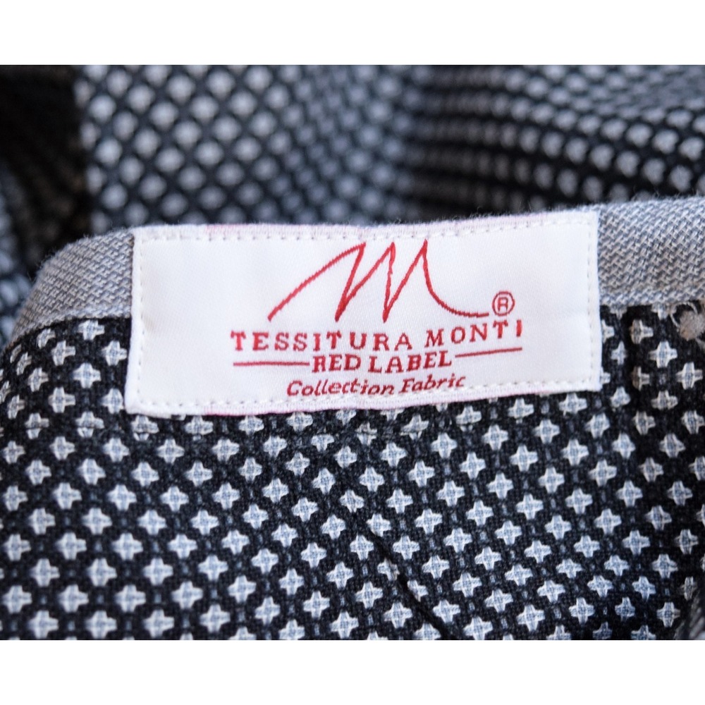 T.M. Lewin Business Casual Men L Tessitura Monti Navy Blue Egyptian Cotton Shirt - Picture 11 of 13